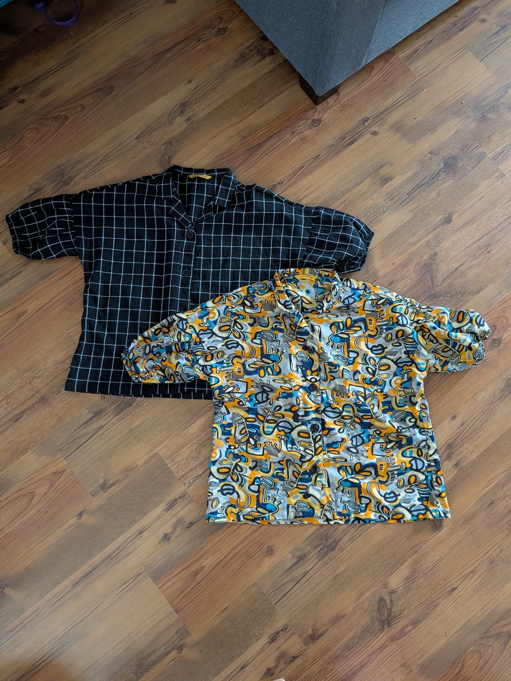 Lot Of 2 Plus Size  Button Down Shirts For Ladies